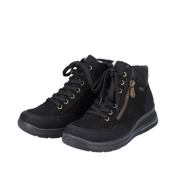 Rieker L7701-00 (Black) - Women's