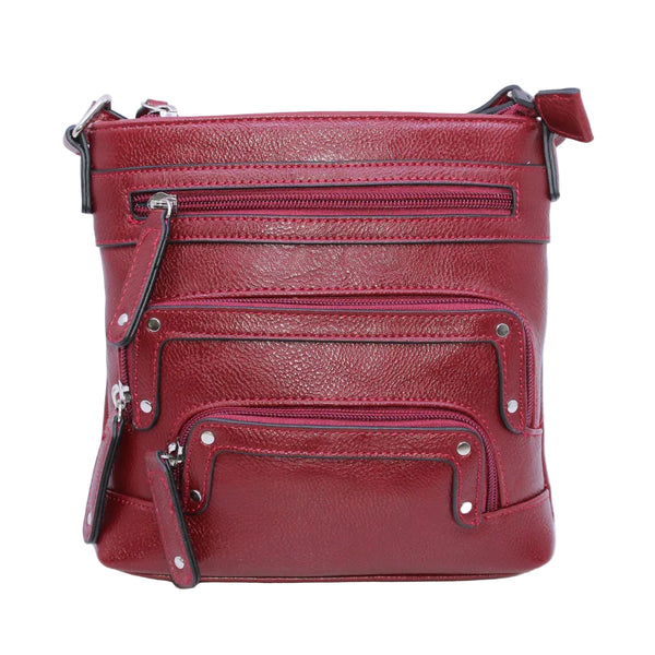 La Diva R9184 STL Handbag (Wine) - Women's