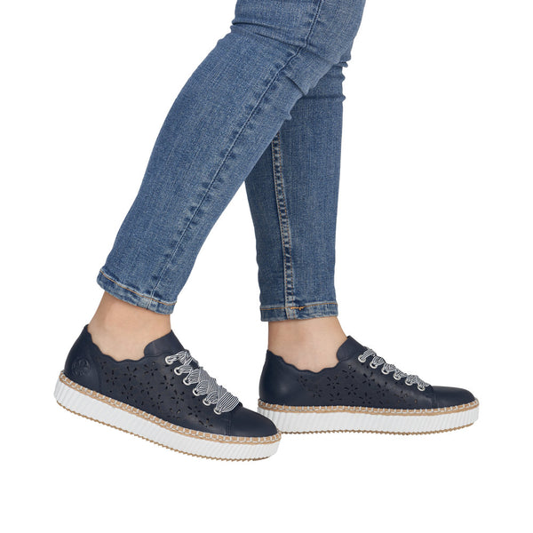 Rieker M2902-14 (Navy) - Women's