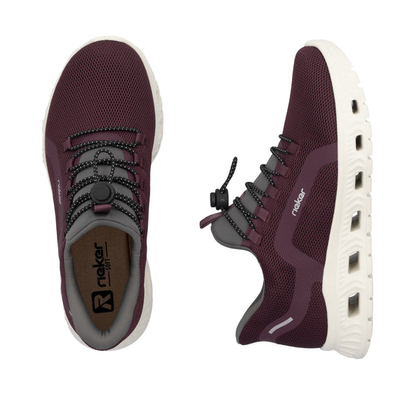 Rieker M6066-30 (Red) - Women's