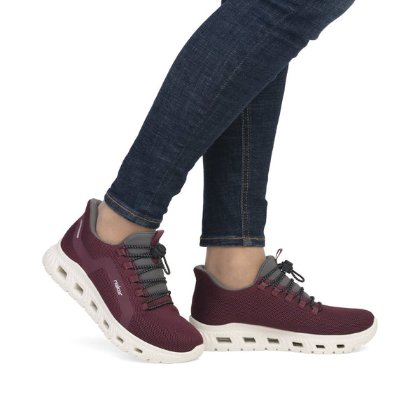 Rieker M6066-30 (Red) - Women's