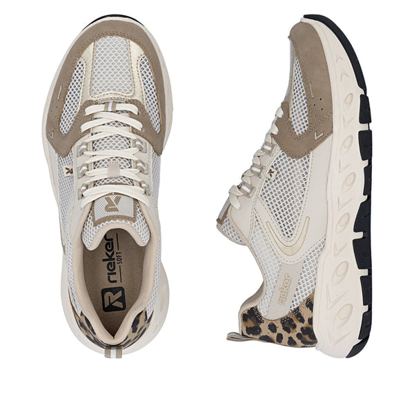 Rieker M6501-60 (Beige) - Women's