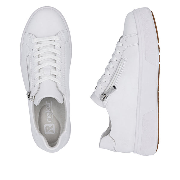 Rieker M7701-80 (White) - Women's
