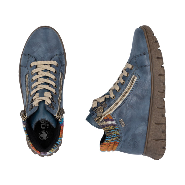 Rieker N1305-14 (Blue) - Women's