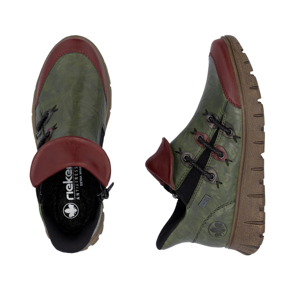 Rieker N1353-52 (Green/Red) - Women's