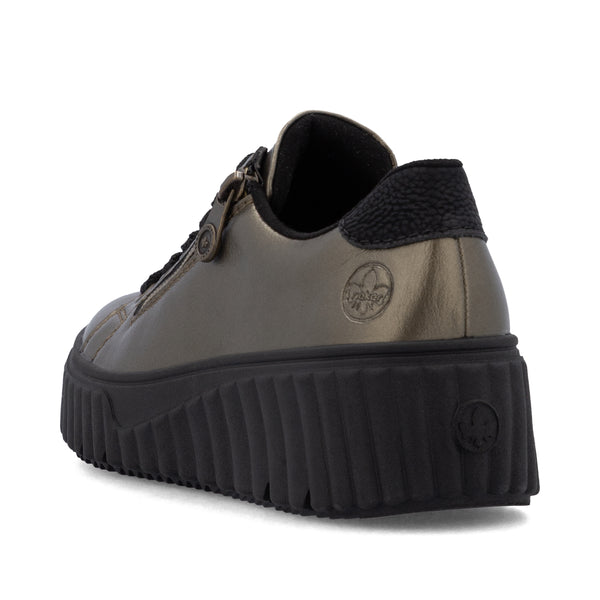 Rieker N2501-90 (Bronze) - Women's