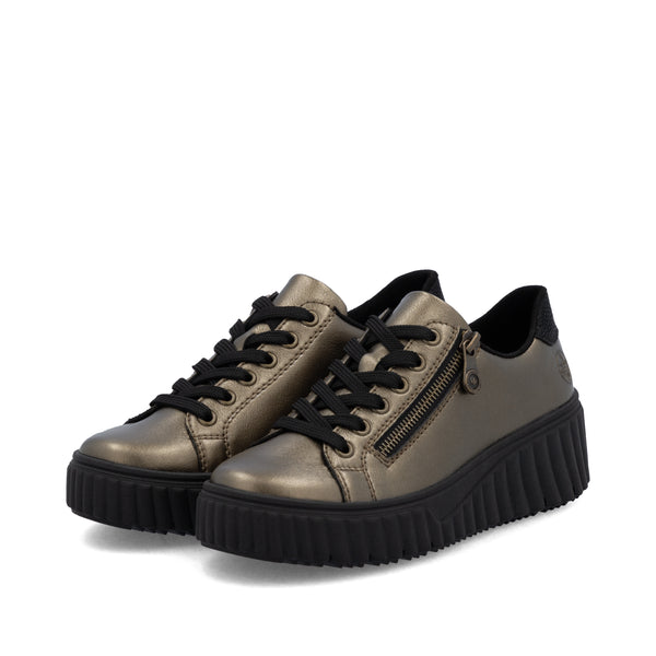 Rieker N2501-90 (Bronze) - Women's