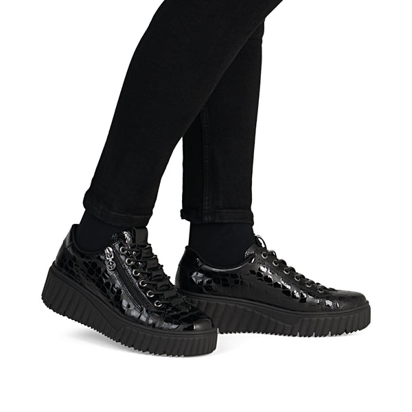 Rieker N2555-00 (Black) - Women's
