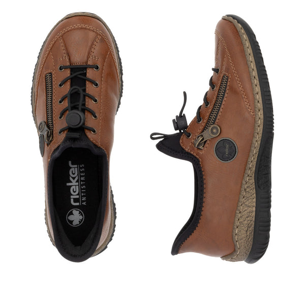 Rieker N3267-24 (Brown) - Women's