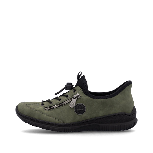 Rieker N3267-54 (Green) - Women's
