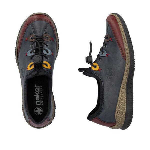 Rieker N3271-35 (Blue Multi) - Women's