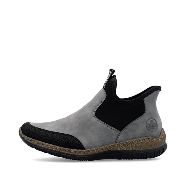Rieker N3280-42 (Grey/Black) - Women's