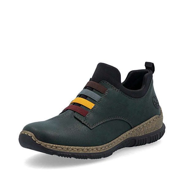 Rieker N32G7-54 (Green Multi) - Women's