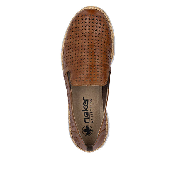 Rieker N4251-22 (Brown) - Women's