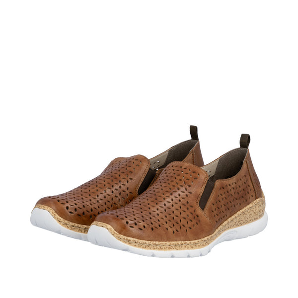 Rieker N4251-22 (Brown) - Women's