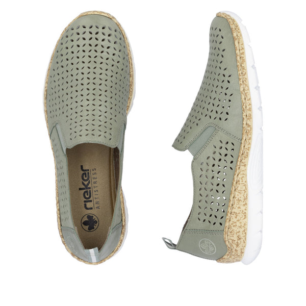 Rieker N4251-52 (Mint) - Women's