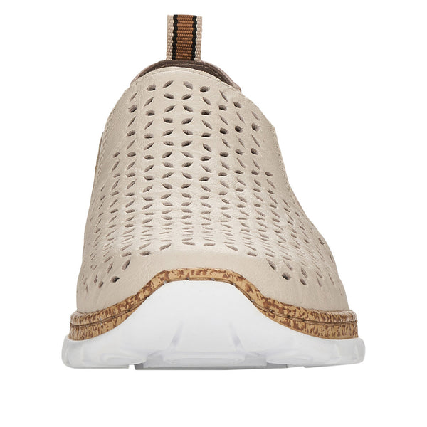 Rieker N4251-60 (Beige) - Women's