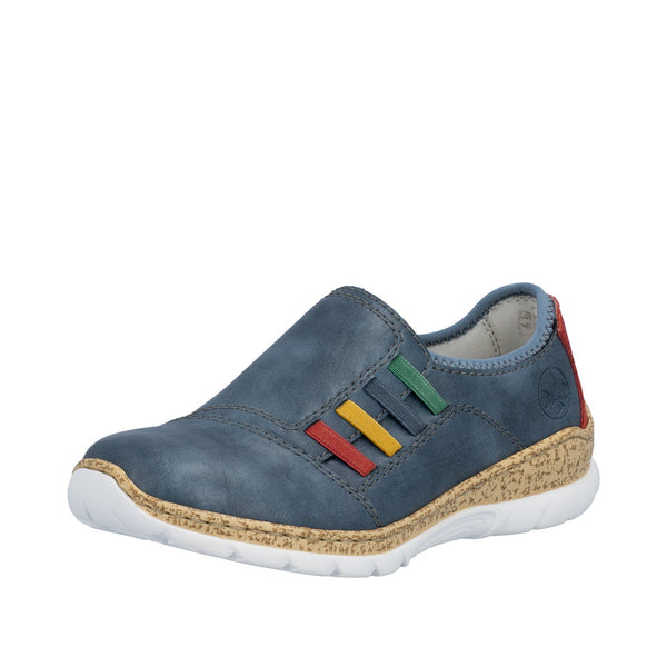 Rieker N4264-14 (Blue) - Women's