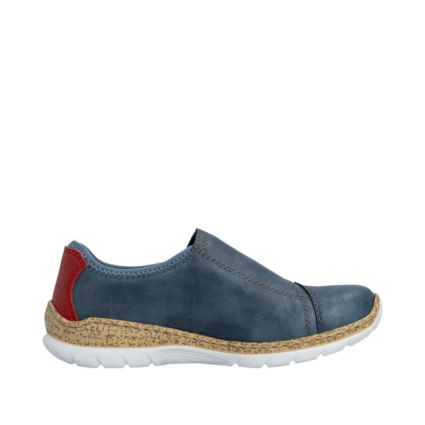 Rieker N4264-14 (Blue) - Women's