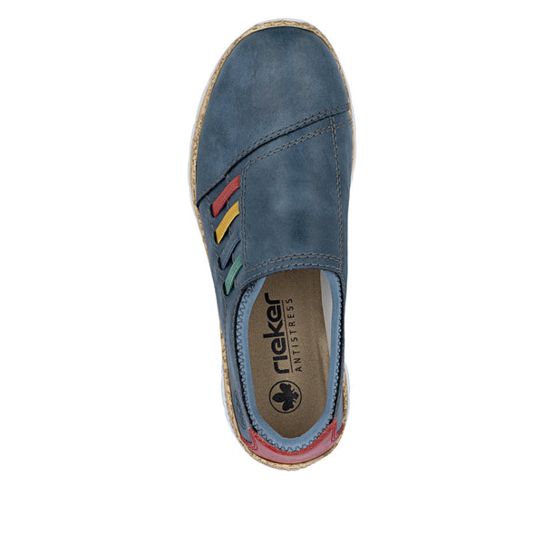 Rieker N4264-14 (Blue) - Women's