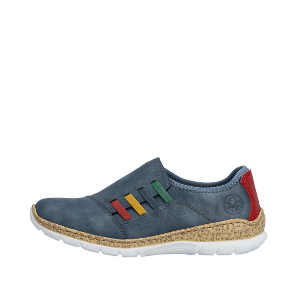 Rieker N4264-14 (Blue) - Women's