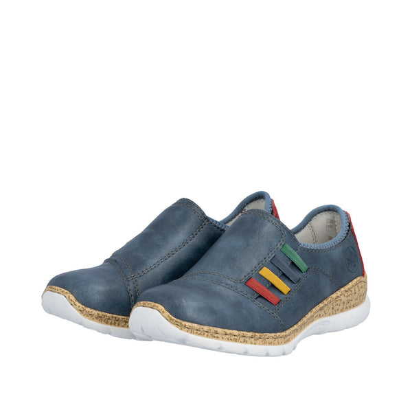 Rieker N4264-14 (Blue) - Women's