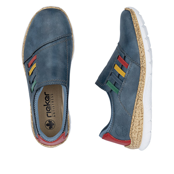 Rieker N4264-14 (Blue) - Women's