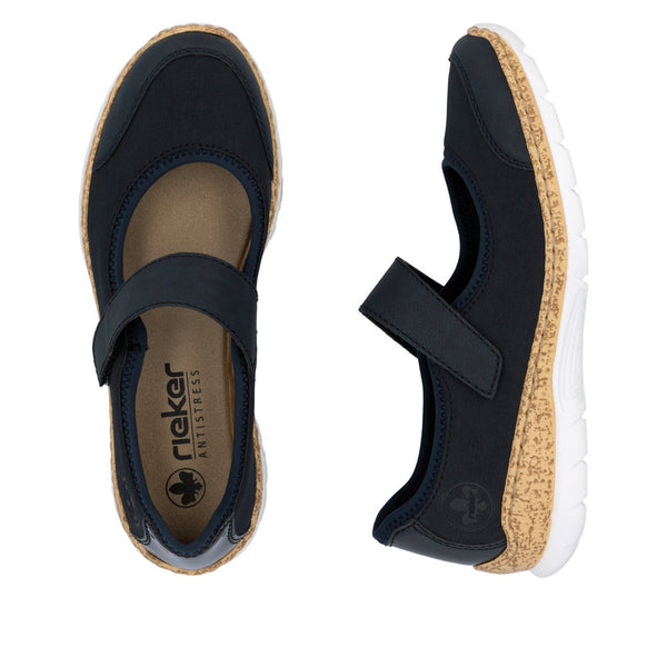 Rieker N42B0-14 (Navy) - Women's