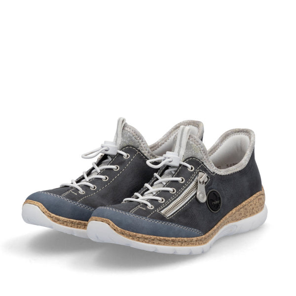 Rieker N42F2-14 (Blue) - Women's