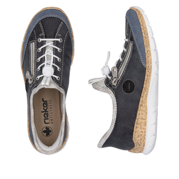 Rieker N42F2-14 (Blue) - Women's