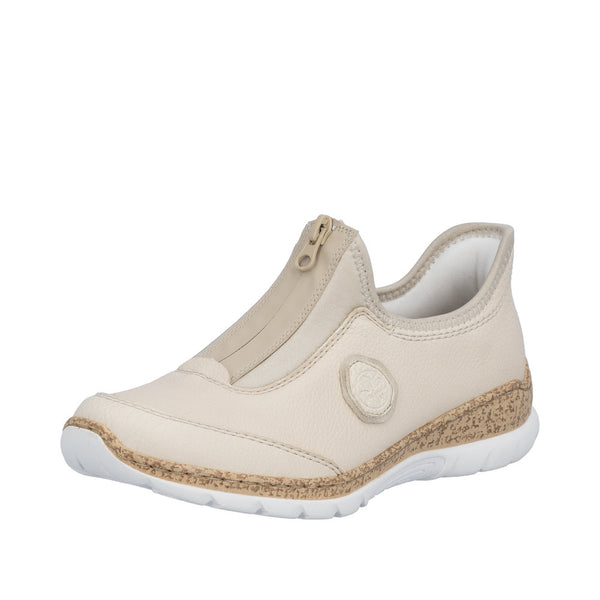 Rieker N42F7-60 (Beige) - Women's