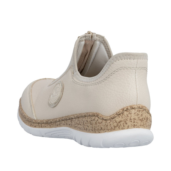 Rieker N42F7-60 (Beige) - Women's