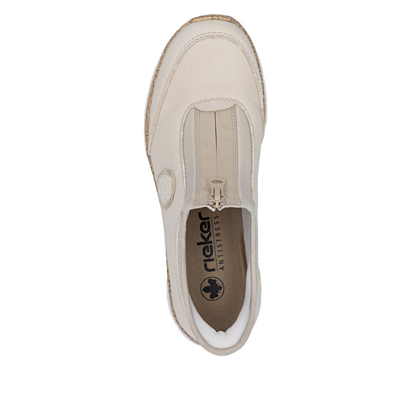 Rieker N42F7-60 (Beige) - Women's