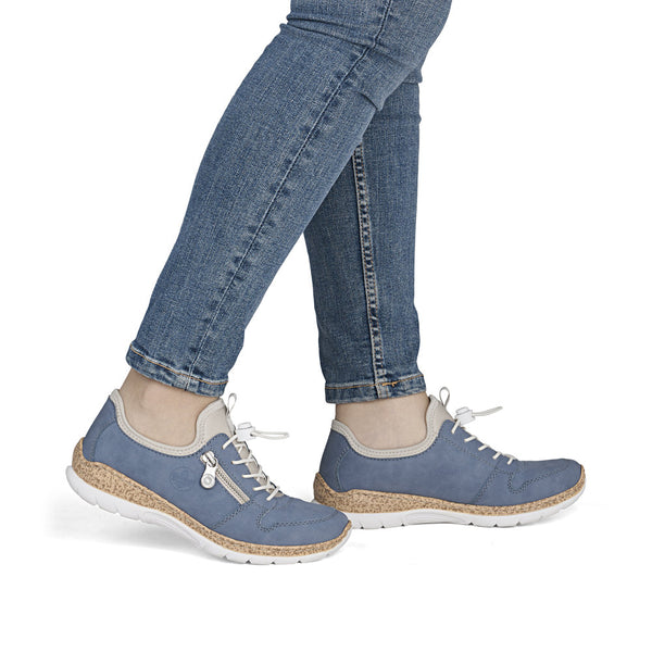 Rieker N42G0-14 (Blue) - Women's