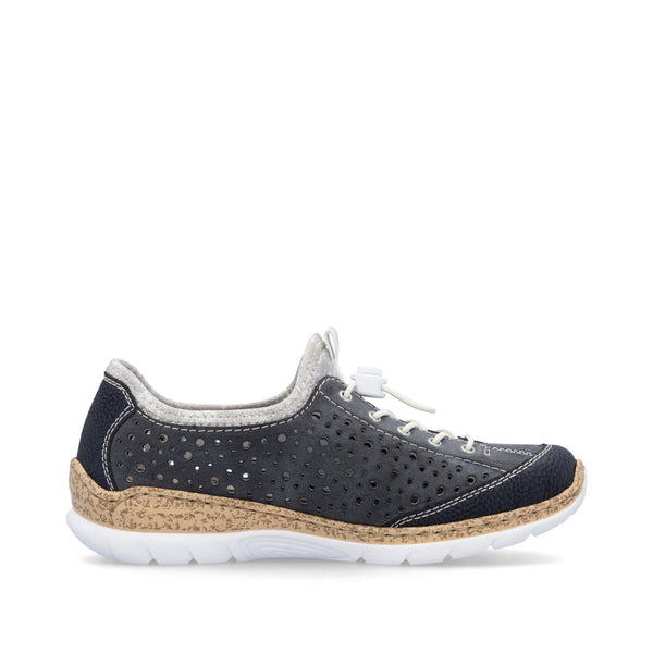 Rieker N42P6-14 (Blue) - Women's