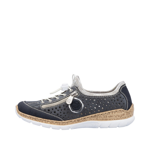 Rieker N42P6-14 (Blue) - Women's