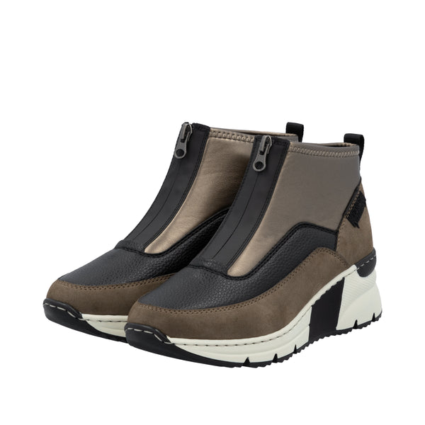 Rieker N6352-25 (Brown) - Women's