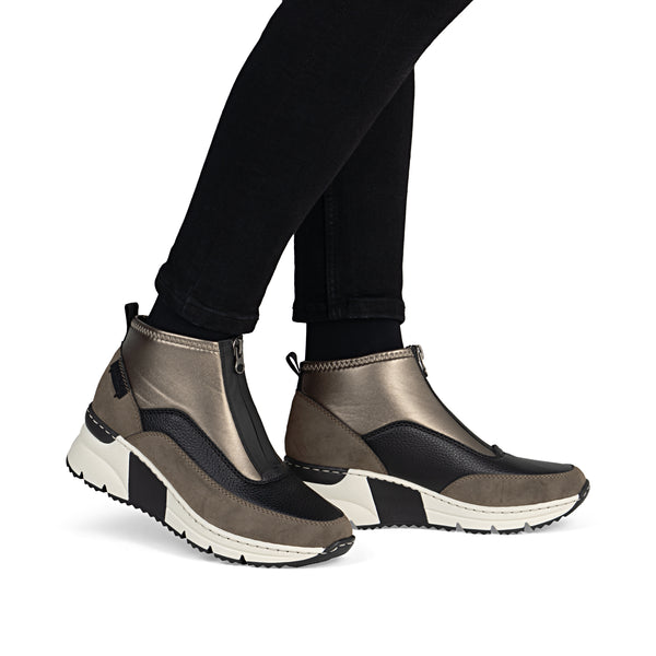 Rieker N6352-25 (Brown) - Women's