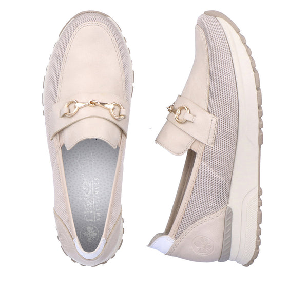 Rieker N7455-60 (Ivory) - Women's