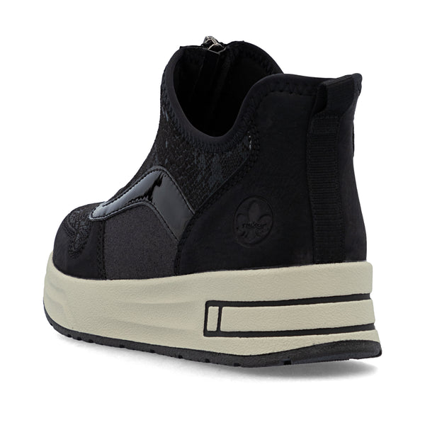 Rieker N8151-00 (Black) - Women's