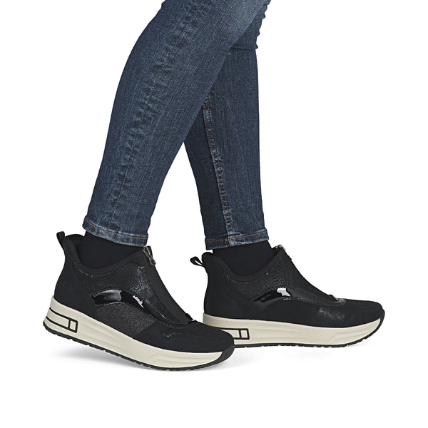 Rieker N8151-00 (Black) - Women's