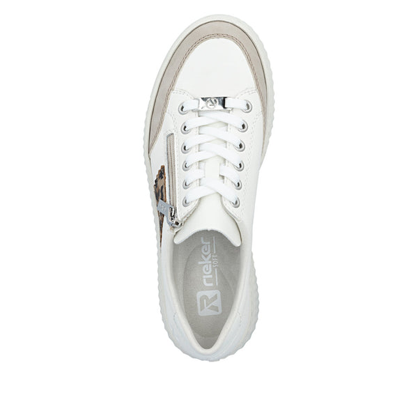 Rieker N9912-80 (White) - Women's