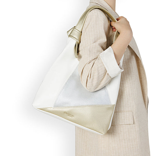 Remonte Handbag Q0720-82 (White/Gold) - Women's