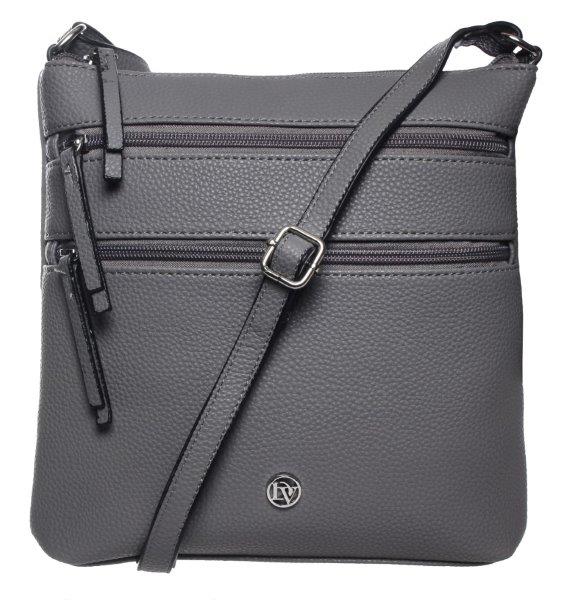 La Diva R18051 STL Handbag (Grey) - Women's