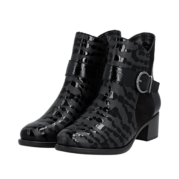 Remonte R5188-02 (Black) - Women's