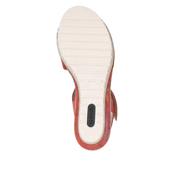 Remonte R6252-33 (Red multi) - Women's