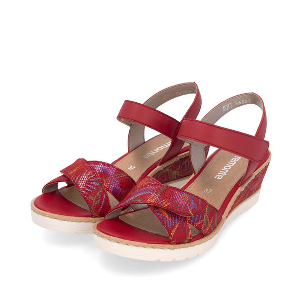 Remonte R6252-33 (Red multi) - Women's