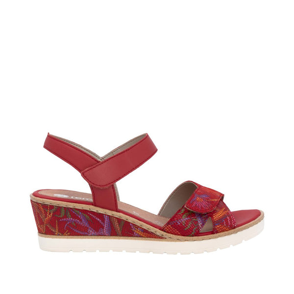 Remonte R6252-33 (Red multi) - Women's