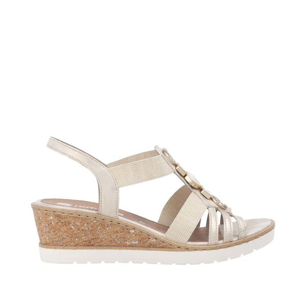 Remonte R6264-91 (Beige Gold) - Women's