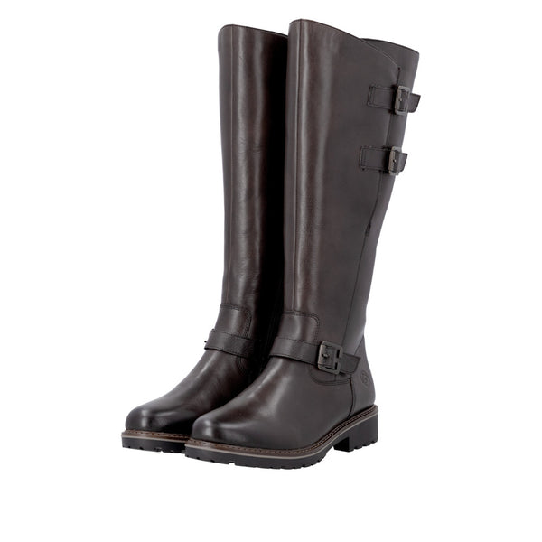 Remonte R6590-25 (Dark Brown) - Women's